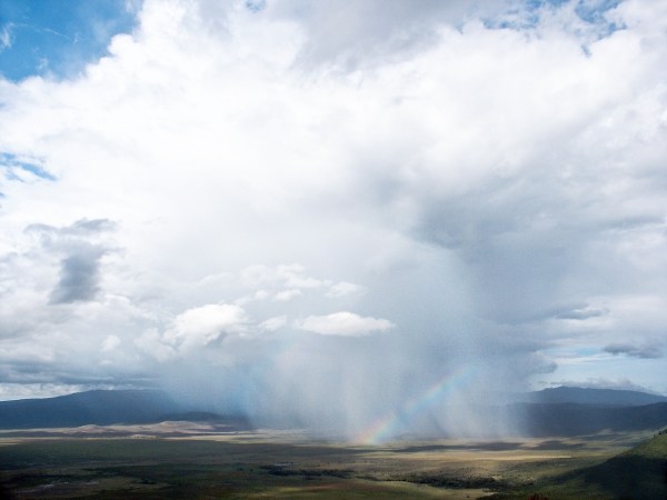 Thunderstorm over Ngorongoro Crater, Tanzania